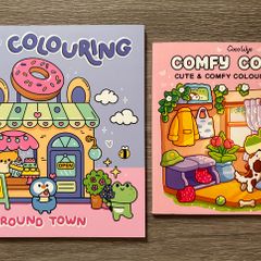 NEW Cosy Colouring Large and Small Book