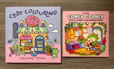 NEW Cosy Colouring Large and Small Book