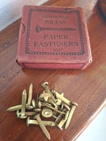 Vintage pins box