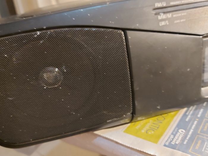 Sony Radio Cassette-Corder Model CFS-W304L, Radio and Dual Tape Deck, Radio works great, tapes not playing, tape decks need cleaning