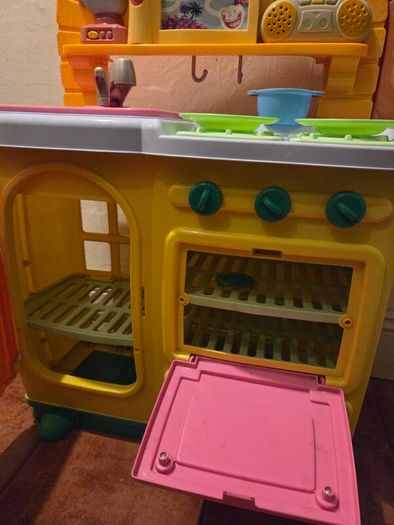 Vintage Dora The Explorer Talking Kitchen Playset - Tested