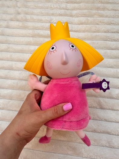 Ben & Holly's Little Kingdom approx. 26 cm. (with legs) Glow Friends Talking Glow Holly Used Please see photos