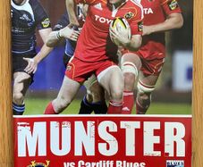 2009 Munster v Cardiff Blues - Magners League Programme