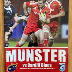2009 Munster v Cardiff Blues - Magners League Programme