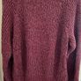 H&M Basic Burgundy Marl Ribbed Knitted Jumper Image 2