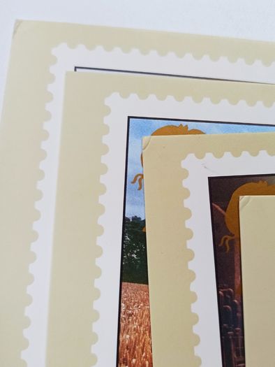 Vintage Royal Mail Stamp postcards "Industry Year" 14th of January 1987  4 postcards