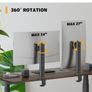 Monitor Arm Mount Stand Fit for 13 inch to 34 inch wiyh Height Adjustable Image 3