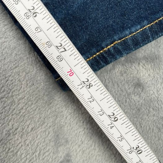 Levis 711 Womens Jeans W27 L28 Blue Indigo Denim Premium Big E