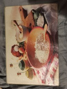 glass chopping board