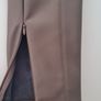 Zara Taupe Faux Leather Trousers Image 6