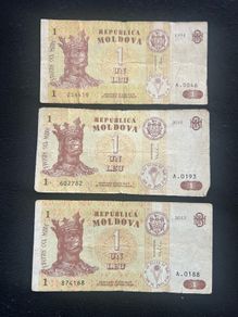banknotes from Republic Moldova