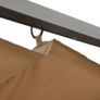 Pergola with Retractable Roof Taupe  Steel Image 3