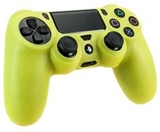 Playstation 4 PS4 Controller Soft Protective Silicone Rubber Cover Case Yellow
