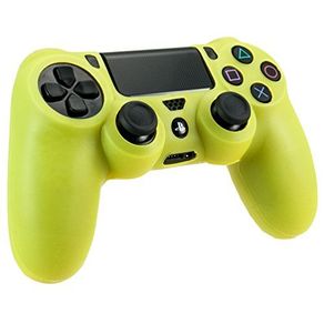 Playstation 4 PS4 Controller Soft Protective Silicone Rubber Cover Case Yellow