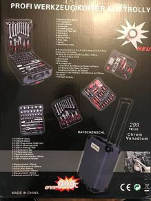 brand new flight case full of tools