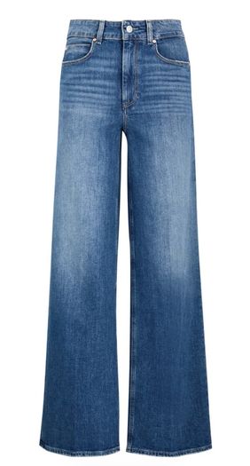 Paige Sasha distressed wide-leg jeans size 24 UK8