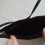 Black Satin Underarm Evening Bag for Sale Image 3