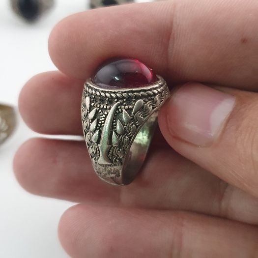 Old World Antique Mixed Brass Artisan Lot of 15 Rings