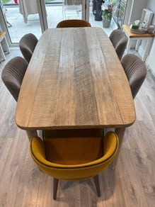 Dining table and 6 chairs
