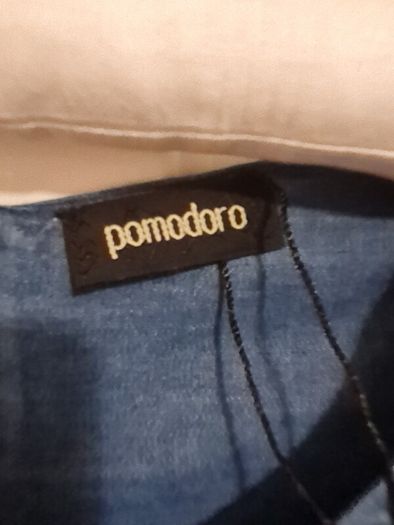 Pomodoro cotton embroidered dress