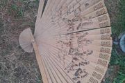 wooden fan
