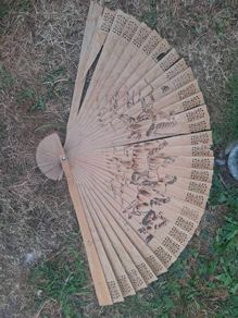wooden fan