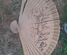 wooden fan