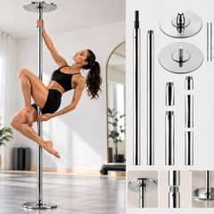 Professional Dance Pole Height Adjustable  222.6 to 282.4cm