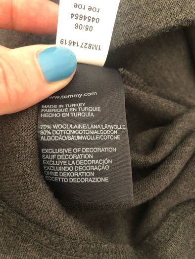 Tommy Hilfiger grey wool dress