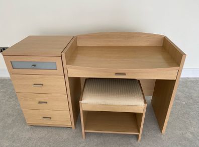 Dressing table and drawers John E Coyle