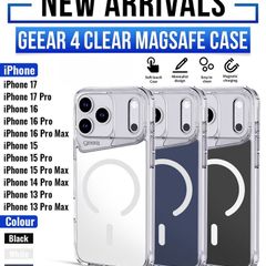 Clear Cover For Apple iPhone 17, 16,15, 14 Slim Heavy Duty Magsafe Case Transparent