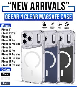 Clear Cover For Apple iPhone 17, 16,15, 14 Slim Heavy Duty Magsafe Case Transparent
