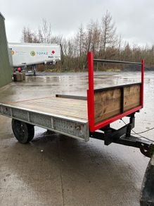 8 x 5 Flat Bed Trailer Suitable for Jeep or Tractor