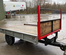 8 x 5 Flat Bed Trailer Suitable for Jeep or Tractor