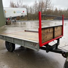 8 x 5 Flat Bed Trailer Suitable for Jeep or Tractor