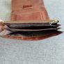 Vintage Malo Italian leather wallet with lots of pockets and compartments in very good condition with a lovely patina 20cm x 14cm when closed see all photos FREE STANDARD POSTAGE INCLUDED Image 5