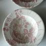 rimmed soup bowls "Wild Strawberry" Image 3