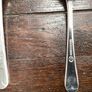 Set of 8 Vintage Silver Plated Dessert Spoons Old English Pattern Image 7