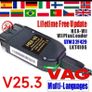 1996-2025 Newest Hex Real V2 V25.3 Unlimited Vins Online Usb Interface For Vag Com Diagnostic Coding Tool  Vcdscan Vcds Work Like Original Image 9