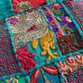 Pair of Handmade Indian Patchwork Embroidered Cushion Covers Image 5