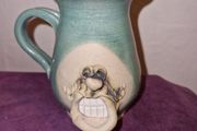 Irish Stoneware face mug