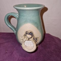 Irish Stoneware face mug