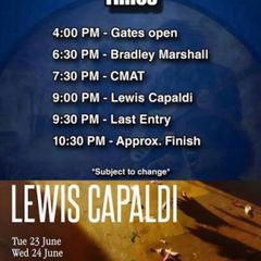 Lewis Capaldi concert Marley Park