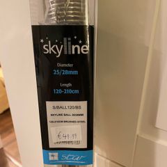 Curtain Pole brand new in Package..Only selling as Wrong size was purchased and lost  receipt..quick sale