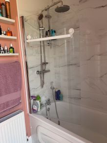 Bath shower screen 80x140cm