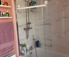 Bath shower screen 80x140cm