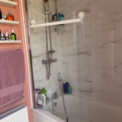 Bath shower screen 80x140cm