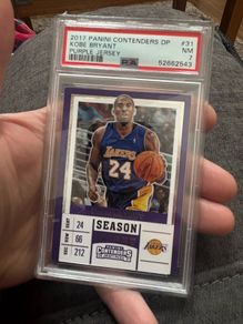 Kobe Bryant NBA Contenders season ticket psa 7