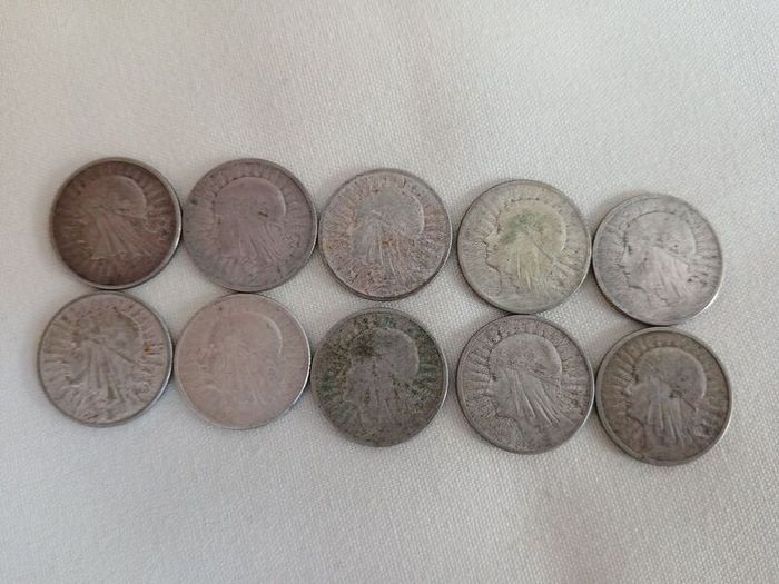 Silver coins Poland pre WW II