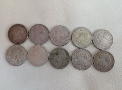 Silver coins Poland pre WW II